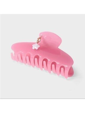 Roller Rabbit x Target Claw Clip w/ charms, pink, NWT